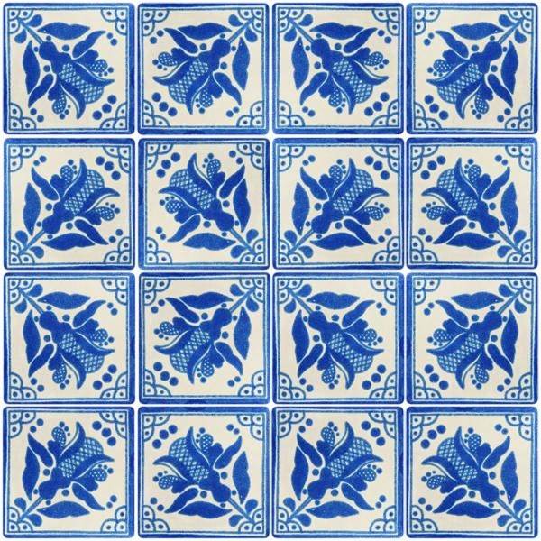 Mexican Talavera Ceramic Tiles Tradicional Handcrafted - San Lucas -  (y... - $199.00