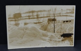 RPPC  Frozen Falls at Dam Circa 1900-1910 - £2.48 GBP