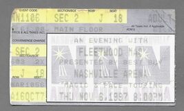 FLEETWOOD MAC 1997 The Dance Concert Tour NASHVILLE Ticket Stub Stevie N... - $16.82