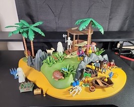 PLAYMOBIL Pirate Turtle Cove Desert Island 3799 Mostly Complete Set With EXTRAS  - £111.64 GBP