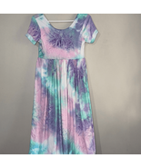 Tie-Dye Maxi Dress in Purple and Green - €15,10 EUR