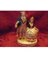 Vintage Porcelain Figurine Colonial Couple Sit in Boudoir Occupied Japan... - £54.95 GBP