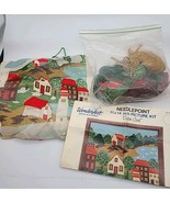 WonderArt Stitchery “Cape Cod” 11 X 14 Inch Kit #5264 Partially Stitched  - $20.41 CAD