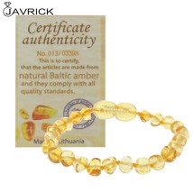 Genuine Baltic Amber Teething Bracelet Raw and Anklet Baby Beads for Teethers - £14.51 GBP