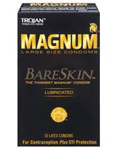 &#39;trojan Magnum Bareskin Condoms - Box Of 10 - £19.97 GBP+