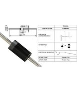 BY255 Diode /1300V/ 3A=2N5402/1N5406=RF2005 / RF2007 X 50 Pcs Lot A - $215.32 MXN