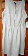 New I Love Ronson Womens Sz L white Sleeveless Eyelet Dress Retails $58 - £15.12 GBP