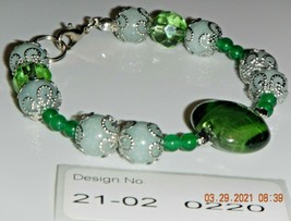 Emerald Gemstone Bracelet Metaphysical-Healing  #21020220 - £12.10 GBP