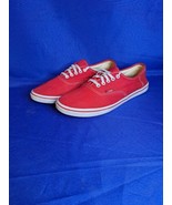 Vans Off the Wall Red Red Canvas Skateboarding Shoes Mans 8.5 Womens 10 ... - £22.05 GBP