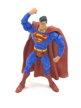 DC Universe Superman DCSH Series 4 Posable Action Figure Mattel 7&quot; White Eyes - £15.57 GBP