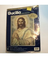 Bucilla Counted Cross Stitch Christ&#39;s Image 42434 11 x 14 Picture New Op... - £14.67 GBP