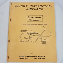 Vintage 1962 Flight Instructor Airplane Exam Handbook Meacham Field FTW TX - £7.77 GBP