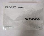 2010 GMC Sierra Owners Manual [Paperback] unknown author - £27.58 GBP