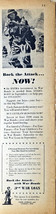 Back on attack 3rd war loan war bonds soliders 1943 Vintage Print Ad-WWII - $10.93