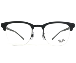 Ray-Ban Eyeglasses Frames RB3716-V-M 2904 Black Square Half Rim 50-22-145 - £111.65 GBP