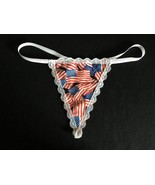 New Womens USA  AMERICAN FLAG Memorial Day Gstring Thong Panty Underwear - €17,49 EUR