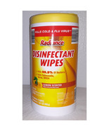  Radiance Disinfectant Wipes   75 Pack Lemon Scented disinfecting wipes - $32.88 CAD