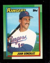 1990 Topps #331 Juan Gonzalez Nmmt (Rc) Rangers *X108413 - £1.92 GBP