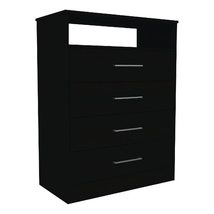 FM FURNITURE Athens Dresser with 4 Drawers, Open Shelf, and Top Surface for TVs  - £193.96 GBP+