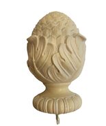 Set of 12 Kirsch Vintage White Decorative Finials Fits 2&quot; Diameter Rod NEW - $1,401.79 MXN
