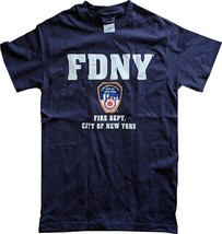 FDNY Youth Tee Officially Licensed Kids T-Shirt (Navy Blue) - £15.17 GBP+