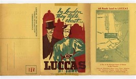 Luccas in San Francisco Dinner Menu / Mailer 1940&#39;s Famous the World Over - £17.40 GBP