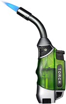 Yeuligo Torch Lighters, Green (Without Gas), Refillable Grill Lighter With - £23.87 GBP