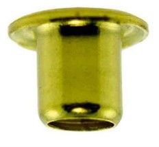 (4) 3/32&quot;x7/32&quot; SE3-7 hollow Brass EYELETS Compatable for O Gauge  Trains  Parts - £4.71 GBP