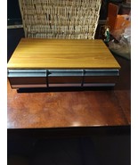 Cassette Holder Wood Great Condition Used - $40.47