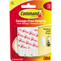 Command Mounting Refill Strips 9pk (Medium) - £24.78 GBP