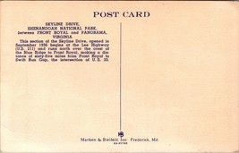 1947 Vintage Postcard Skyline Drive Shenandoah National Park Virginia a4 - £17.07 GBP
