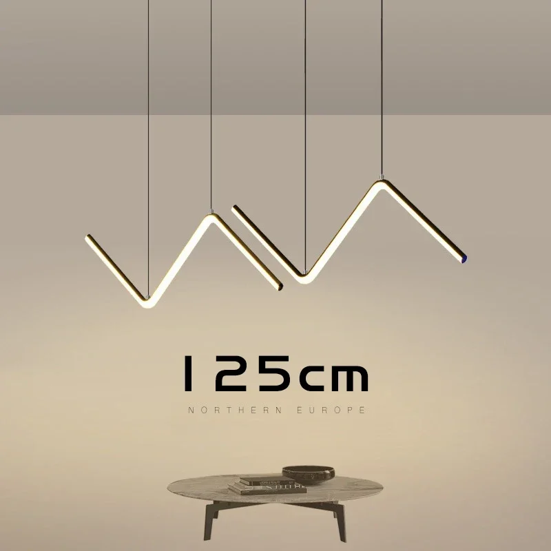 LED Pendant Light Modern Home Appliance Decoration Strip Lamp For Living... - $38.33+