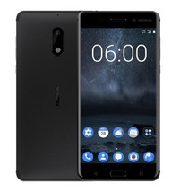 Nokia 6 black 4gb 64gb dual sim octa core 5.5&quot; android 7.0 4g smartphone - £156.20 GBP