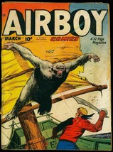 Airboy Col 7 #2 1950- Giant Ape cover- The Heap G+ - £51.97 GBP