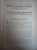 Magyar Katonai Szemle - $99.00