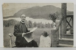 Baltimore Pastor Leander M Zimmerman visits Buena Vista Springs Pa Postcard N10 - £29.85 GBP