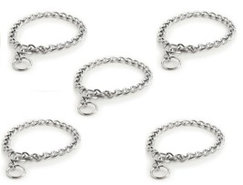 Choke Chain Dog Collar Stainless Bulk Packs Xtra Heavy 4mm 30 Inch Pick Quantity - £20.73 GBP+