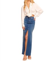 Ramy Brook madalyn denim maxi skirt in Blue - size 27 - £132.26 GBP