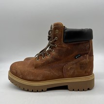 Timberland Pro Direct Attach Mens Brown Leather Lace Up Ankle Work Boots Sz 13 M - £54.91 GBP