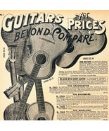 1969 ACME Acoustic Guitars 1901 Repro Advertisement Musical Instruments ... - $556.66 MXN