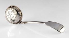 Sterling Silver Slotted Spoon by Henry John Lias Gorgeous Collectible - $237.44