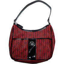 Giani Bernini Stripe Signature Small Hobo Shoulder handbag Red - £46.33 GBP