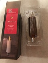 Dancing Flame Candlestick light with metal base image 2