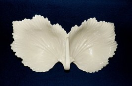 FINELY CRAFTED LENOX DOUBLE BOWLED ANGEL WINGS CANDY DISH NUT DISH BEAUT... - $4.55