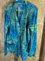 Susan Graves XL Polyester Button Up Top - $18.80