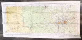 Vintage Aeronautical Chart Map DALLAS TEXAS 49h Edition 1959 Flight Map - £15.75 GBP