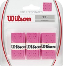Wilson - WRZ4005PK - Perforated Pro Tennis Racquets Over Grip - Pink - P... - £11.84 GBP