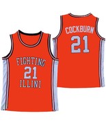 Any Name Number Fighting Illinois College Basketball Jersey Cockburn Ora... - £27.32 GBP+