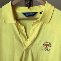 Polo Golf Ralph Lauren Shirt Mens XL Yellow Kiawah Ocean Course Embroidered - $24.74
