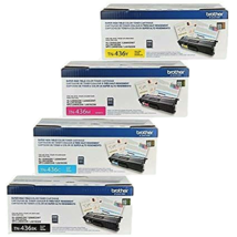 Genuine Brother TN436 Toner Set Of 4 BK/C/M/Y Mfc L8900CDW Hl L8350CDW Mfc 8610 - $599.99